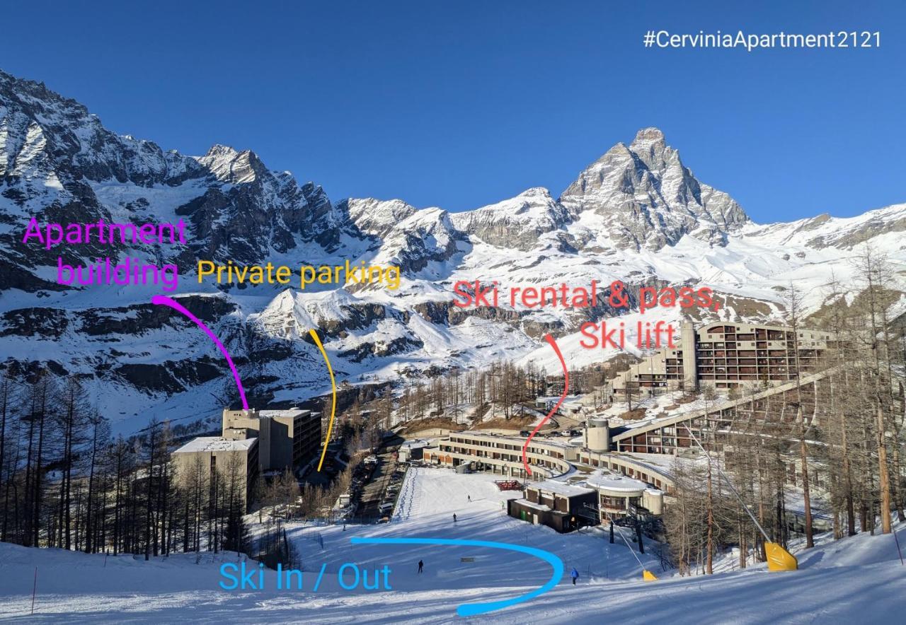 Cervinia Apartment 2121 - Ski & Mountain Panorama Breuil-Cervinia Eksteriør billede